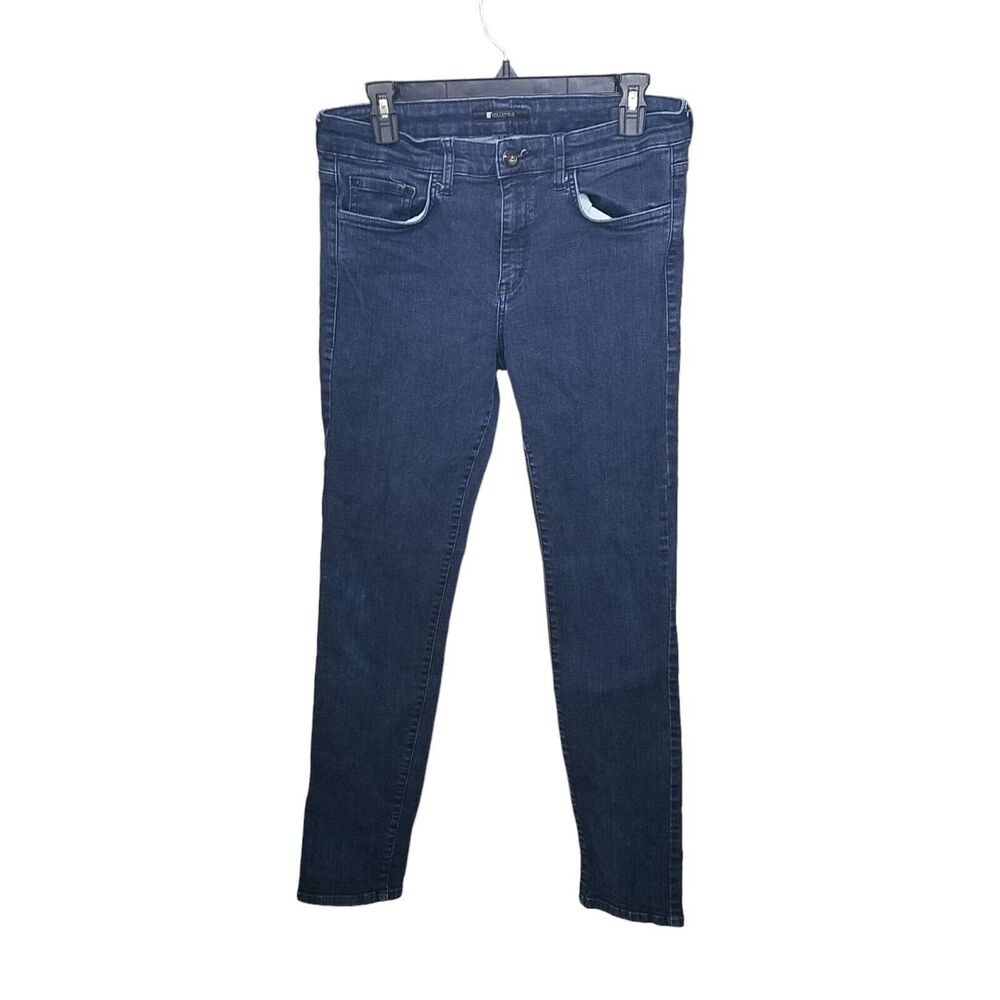 !It Collective Womens Size 28? Blue Solid Skinny Jeans
